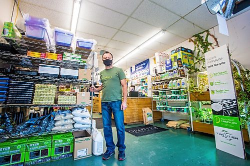 MIKAELA MACKENZIE / WINNIPEG FREE PRESS

Ready Set Grow Hydroponics owner Mauro Felicioni poses for a portrait at the shop on Henderson Highway, which is still open as an essential service, in Winnipeg on Friday, Nov. 13, 2020. For Malak story.

Winnipeg Free Press 2020