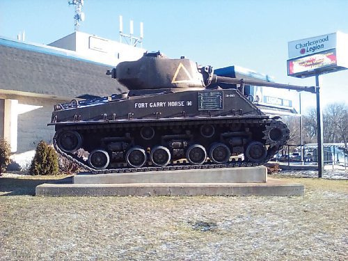 Canstar Community News This Sherman M4A2 tank was used by the Fort Garry Horse Regiment before being acquired by the Royal Canadian Legion, Charleswood Branch No. 100.