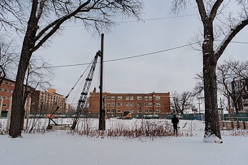 JESSE BOILY  / WINNIPEG FREE PRESS
The construction of apartments by Pre-Con builders across from 290 River ave. is one of the new developments on River Ave.. Friday, Nov. 20, 2020. 
Reporter: Ben Waldman