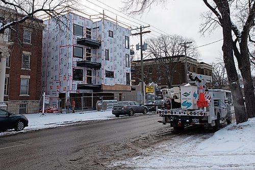 JESSE BOILY  / WINNIPEG FREE PRESS
The building of 290 River Ave, one of the new construction projects along River Avenue. Friday, Nov. 20, 2020. 
Reporter: Ben Waldman