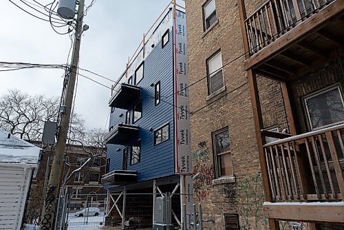 JESSE BOILY  / WINNIPEG FREE PRESS
The backside of 290 River Ave, one of the new construction projects along River Avenue. Friday, Nov. 20, 2020. 
Reporter: Ben Waldman