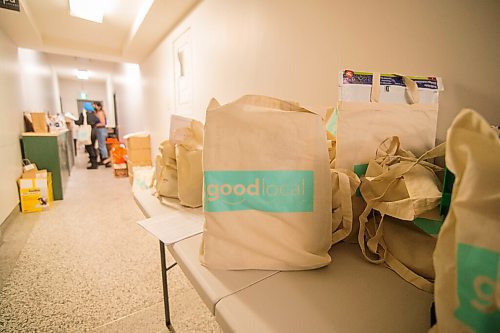 Mike Sudoma / Winnipeg Free Press
Farzana Esmail sorts through local Winnipeg products to fulfill an order through new local business network, Good Local Friday morning.
November 20, 2020