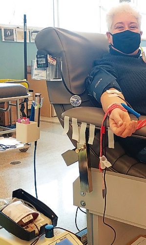 Canstar Community News Correspondent Wanda Prychitko is a regular blood donor.