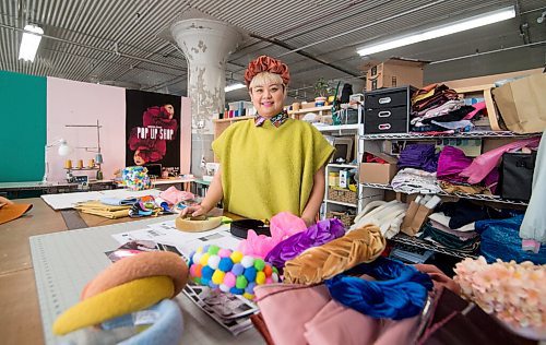 Mike Sudoma / Winnipeg Free Press
Hello Darling owner, Miriam Delos Santos, in her workshop where she makes her playful headband designs come to life Wednesday afternoon.
November 25, 2020