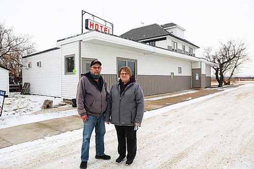 MIKE DEAL / WINNIPEG FREE PRESS
Bob and Bev Fuglsang just celebrated their thirtieth year as owners of the Corona Hotel in Glenella, MB, on November 1st. They were recently given a ticket for violating the provinces pandemic restrictions. The couple, who used to farm in the area as well, are now having to figure out the appeal process for what they are saying is a false accusation. To top it off Premier Brian Pallister called out their establishment during a live broadcast on Tuesday. 
201125 - Wednesday, November 25, 2020
