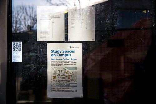MIKAELA MACKENZIE / WINNIPEG FREE PRESS

Signage at the closed Elizabeth Dafoe Library at the University of Manitoba campus, which is nearly empty, on Tuesday, Dec. 1, 2020. For Ben Waldman story.

Winnipeg Free Press 2020