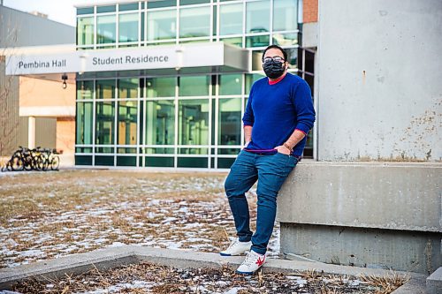 MIKAELA MACKENZIE / WINNIPEG FREE PRESS

Nik Kapoor poses for a portrait in front of Pembina Hall residence at the University of Manitoba in Winnipeg on Tuesday, Dec. 1, 2020. For Ben Waldman story.

Winnipeg Free Press 2020