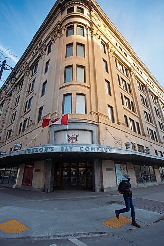 MIKE DEAL / WINNIPEG FREE PRESS
The Bay Downtown has closed its doors for good.
201201 - Tuesday, December 01, 2020.