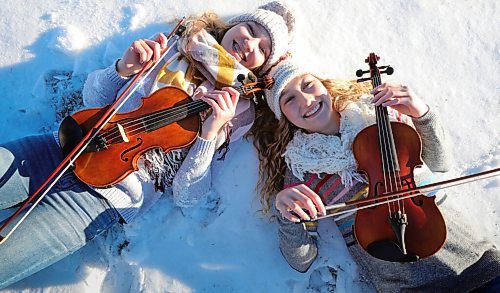 RUTH BONNEVILLE / WINNIPEG FREE PRESS

LOCAL - violin Christmas 

A series of fun photos of the sisters Kendra and Brooklynne (striped sweater), outside their home with their violins.  

VIRUS VIOLINSTS: Sisters Kendra and Brooklynne (striped sweater) have moved their Christmas concerts to Instagram and Facebook. The two duet on violin and post daily carols and Sunday session to social media to make up for lost Christmas party gigs.


Dec 2nd. 2020