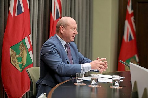 RUTH BONNEVILLE / WINNIPEG FREE PRESS

LOCAL - Roussin  Presser 

CHIEF PROVINCIAL PUBLIC HEALTH OFFICER Dr. Brent Roussin answers questions from the media after press conference at the Legislative Building Thursday. 

Dec 2nd. 2020