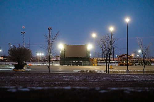 Daniel Crump / Winnipeg Free Press. The parking lot at Springs Church sits empty after a court upheld the province decision to not allow drive-in church services. December 5, 2020.