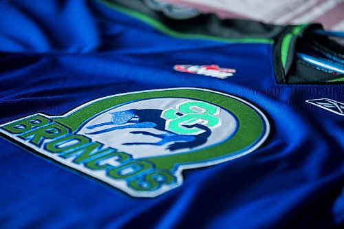 MIKAELA MACKENZIE / WINNIPEG FREE PRESS

Lloyd Pelletier's Broncos jersey at his home in Lockport on Friday, Dec. 4, 2020. For Jeff Hamilton story.

Winnipeg Free Press 2020