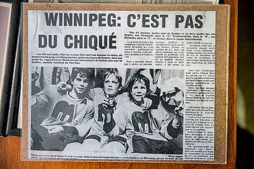 MIKAELA MACKENZIE / WINNIPEG FREE PRESS

A newspaper article from the Monarchs' win in Quebec starring Paul Buchanan in the photo in Winnipeg on Friday, Dec. 4, 2020. For Jeff Hamilton story.

Winnipeg Free Press 2020