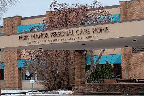 JESSE BOILY  / WINNIPEG FREE PRESS
Park Manor Personal Care Home on Tuesday. Tuesday, Dec. 8, 2020.
Reporter: