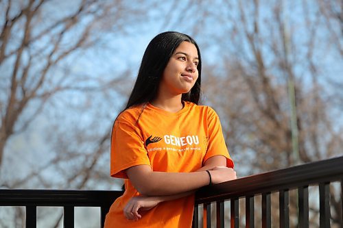 RUTH BONNEVILLE / WINNIPEG FREE PRESS

Portrait of  Feliciaa Baldner a 14 year old wunderkind who has her own organization, GENEQU, aimed at building gender equality.

She's hosting a virtual fireside chat with Isha Khan, the CEO of the CMHR on Thursday afternoon.

Jen Zoratti story.


Dec 9h,. 2020