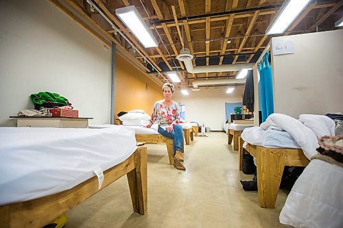 MIKAELA MACKENZIE / WINNIPEG FREE PRESS

Angela McCaughan, executive director at SSCOPE, poses for a portrait in the ladies dorm room at the social enterprise in the old Neechi Commons building in Winnipeg on Wednesday, Dec. 9, 2020. For Katie/Dylan story.

Winnipeg Free Press 2020