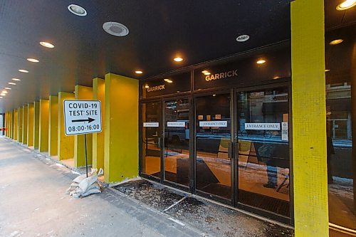 MIKE DEAL / WINNIPEG FREE PRESS
The Garrick Centre at 330 Garry St. has been turned into a COVID-19 walk-in testing site which will be open daily from 8:00 a.m. to 4:00 p.m..
201214 - Monday, December 14, 2020.