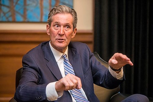 MIKAELA MACKENZIE / WINNIPEG FREE PRESS

Premier Brian Pallister speaks to the Free Press for a year-end interview in his office at the Manitoba Legislative Building in Winnipeg on Tuesday, Dec. 15, 2020. For Carol Sanders story.

Winnipeg Free Press 2020