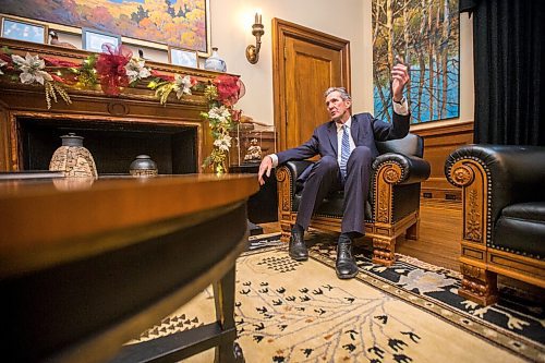 MIKAELA MACKENZIE / WINNIPEG FREE PRESS

Premier Brian Pallister speaks to the Free Press for a year-end interview in his office at the Manitoba Legislative Building in Winnipeg on Tuesday, Dec. 15, 2020. For Carol Sanders story.

Winnipeg Free Press 2020