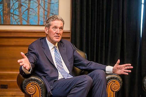 MIKAELA MACKENZIE / WINNIPEG FREE PRESS

Premier Brian Pallister speaks to the Free Press for a year-end interview in his office at the Manitoba Legislative Building in Winnipeg on Tuesday, Dec. 15, 2020. For Carol Sanders story.

Winnipeg Free Press 2020