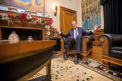 MIKAELA MACKENZIE / WINNIPEG FREE PRESS

Premier Brian Pallister speaks to the Free Press for a year-end interview in his office at the Manitoba Legislative Building in Winnipeg on Tuesday, Dec. 15, 2020. For Carol Sanders story.

Winnipeg Free Press 2020