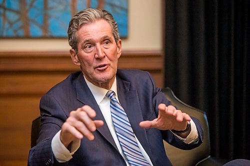 MIKAELA MACKENZIE / WINNIPEG FREE PRESS

Premier Brian Pallister speaks to the Free Press for a year-end interview in his office at the Manitoba Legislative Building in Winnipeg on Tuesday, Dec. 15, 2020. For Carol Sanders story.

Winnipeg Free Press 2020