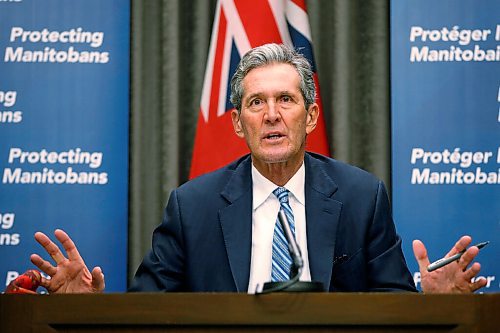 JOHN WOODS / WINNIPEG FREE PRESS
Manitoba Premier Brian Pallister speaks during his COVID-19 press conference at the Manitoba legislature in Winnipeg Tuesday, December 15, 2020. 

Reporter: ?