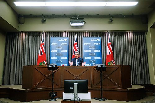 JOHN WOODS / WINNIPEG FREE PRESS
Manitoba Premier Brian Pallister speaks during his COVID-19 press conference at the Manitoba legislature in Winnipeg Tuesday, December 15, 2020. 

Reporter: ?