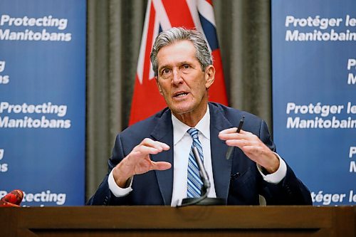 JOHN WOODS / WINNIPEG FREE PRESS
Manitoba Premier Brian Pallister speaks during his COVID-19 press conference at the Manitoba legislature in Winnipeg Tuesday, December 15, 2020. 

Reporter: ?