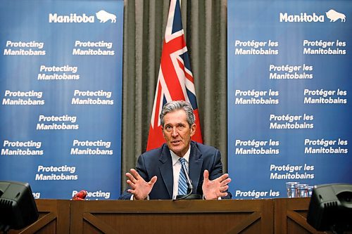 JOHN WOODS / WINNIPEG FREE PRESS
Manitoba Premier Brian Pallister speaks during his COVID-19 press conference at the Manitoba legislature in Winnipeg Tuesday, December 15, 2020. 

Reporter: ?