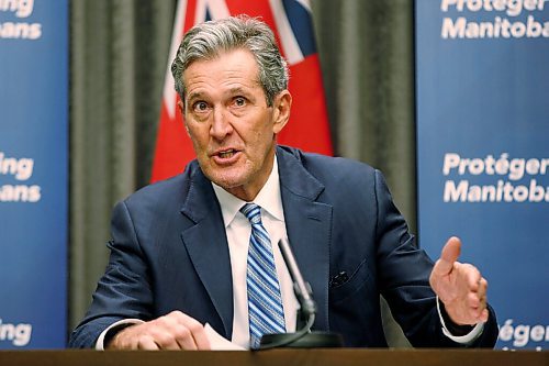 JOHN WOODS / WINNIPEG FREE PRESS
Manitoba Premier Brian Pallister speaks during his COVID-19 press conference at the Manitoba legislature in Winnipeg Tuesday, December 15, 2020. 

Reporter: ?