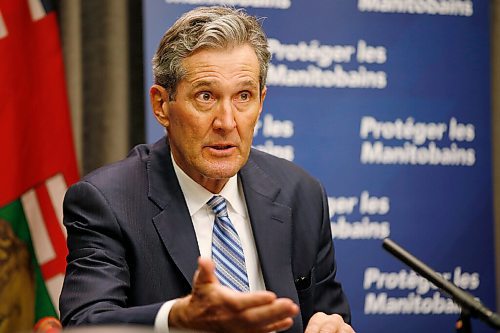 JOHN WOODS / WINNIPEG FREE PRESS
Manitoba Premier Brian Pallister speaks during his COVID-19 press conference at the Manitoba legislature in Winnipeg Tuesday, December 15, 2020. 

Reporter: ?