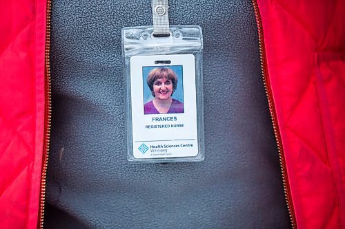 MIKAELA MACKENZIE / WINNIPEG FREE PRESS

Frances Ferguson, who has worked 40 years as an ICU nurse at Health Sciences Centre and is getting vaccinated on Thursday morning, poses for a portrait in Winnipeg on Wednesday, Dec. 16, 2020. For Melissa Martin story.

Winnipeg Free Press 2020