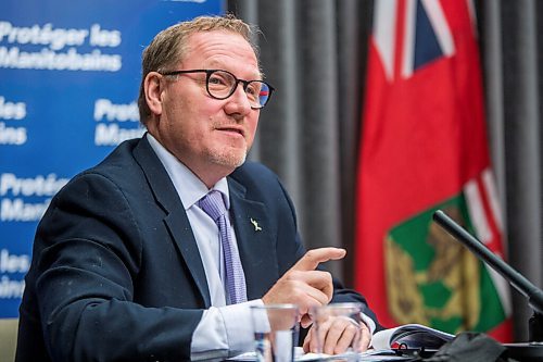 MIKAELA MACKENZIE / WINNIPEG FREE PRESS

Finance minister Scott Fielding gives a mid-year financial update at the Manitoba Legislative Building in Winnipeg on Thursday, Dec. 17, 2020. For Carol Sanders story.

Winnipeg Free Press 2020