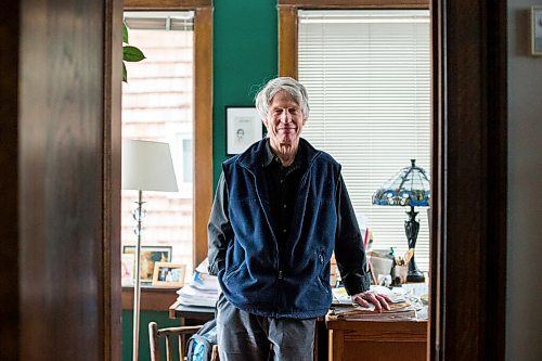 MIKAELA MACKENZIE / WINNIPEG FREE PRESS

Arthur Schafer, the founding director of the Centre for Professional and Applied Ethics at University of Manitoba, poses for a portrait in his home office in Winnipeg on Thursday, Dec. 17, 2020. For Dylan Robertson story.

Winnipeg Free Press 2020