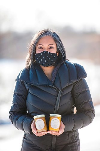 MIKAELA MACKENZIE / WINNIPEG FREE PRESS

Sapna Shetty-Heef, the founder of Jayas Preserves, poses for a portrait at her home in Saint Andrews on Friday, Dec. 18, 2020.  For Malak Abas story.

Winnipeg Free Press 2020