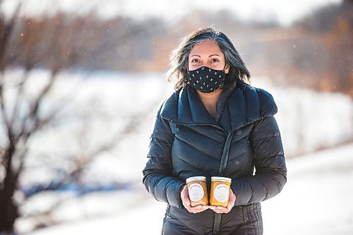 MIKAELA MACKENZIE / WINNIPEG FREE PRESS

Sapna Shetty-Heef, the founder of Jayas Preserves, poses for a portrait at her home in Saint Andrews on Friday, Dec. 18, 2020.  For Malak Abas story.

Winnipeg Free Press 2020