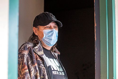 MIKAELA MACKENZIE / WINNIPEG FREE PRESS

Dave Comeau, who has moved in with his mother as he fears for her safety, shows the damage at St. Andrew's Place seniors (55+) residence in Winnipeg on Monday, Dec. 21, 2020. 

Winnipeg Free Press 2020