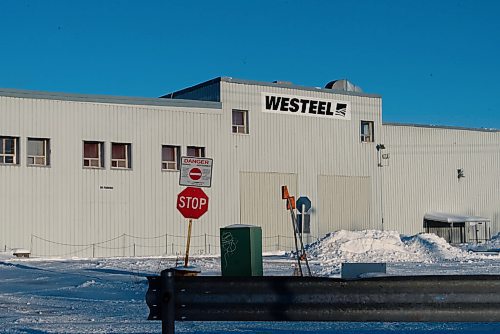 JESSE BOILY  / WINNIPEG FREE PRESS
The  AGI Westeel building, where about 90 per cent of the workers have been laid off, at 450 Rue Desautels on Wednesday. Wednesday, Dec. 23, 2020.
Reporter: