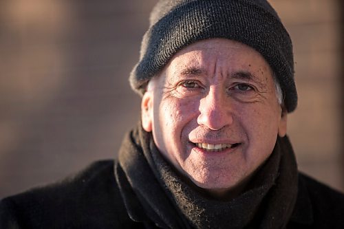 MIKAELA MACKENZIE / WINNIPEG FREE PRESS

Rabbi Allan Finkel poses for a portrait in front of Temple Shalom in Winnipeg on Wednesday, Dec. 23, 2020. He started doing shiva (the traditional Jewish mourning period) via Zoom, and found that it was a really meaningful experience for all those involved, albeit different than the in-person version. For Melissa Martin story.

Winnipeg Free Press 2020