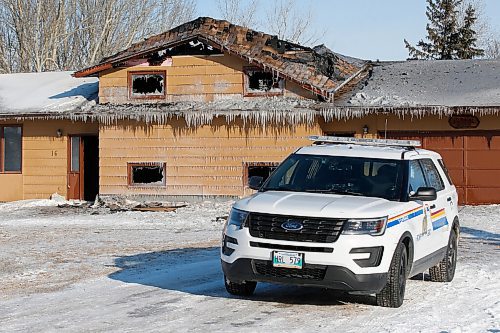 JOHN WOODS / WINNIPEG FREE PRESS
Two people were found dead after the local fire department extinguished a fire and entered the home in Sanford Thursday, December 24, 2020.  

Reporter: Hempel
