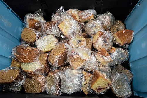 JESSE BOILY  / WINNIPEG FREE PRESS
Some of the sweets that were part of the meals being handed out to those who need it on Christmas morning at Agape Table on Friday. Friday, Dec. 25, 2020.
Reporter: Malak Abas