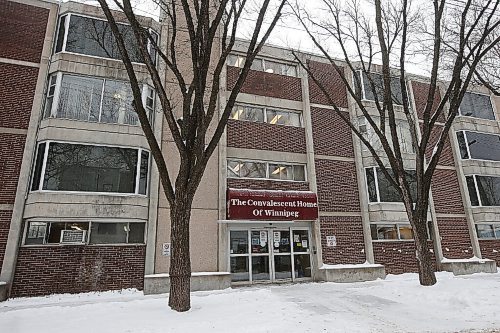 JOHN WOODS / WINNIPEG FREE PRESS
The Convalescent Home of Winnipeg Sunday, December 27, 2020.  The personal care home recorded a higher  number of COVID-19 deaths this weekend.

Reporter: ?