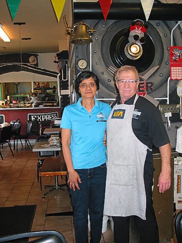 Canstar Community News Aug. 27, 2018 - Lita and Norman Winter, owners of Lita's Station at 904 Saskatchewan Ave. E in Portage la Prairie. (ANDREA GEARY/CANSTAR COMMUNITY NEWS)