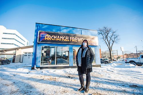 MIKAELA MACKENZIE / WINNIPEG FREE PRESS

Candice Mitchell, director of sales and events at Archangel Fireworks, poses for a portrait at the store in Winnipeg on Wednesday, Dec. 30, 2020. For Kellen story.

Winnipeg Free Press 2020