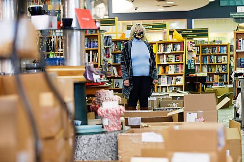 JOHN WOODS / WINNIPEG FREE PRESS
Lori Baker, co-owner of McNally Robinson Booksellers, is photographed in an empty store in  Winnipeg Wednesday, December 30, 2020. 

Reporter: Rollason