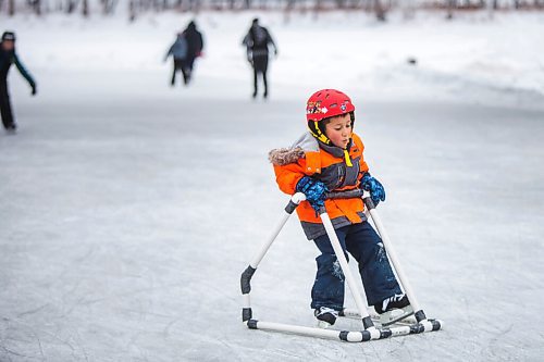 MIKAELA MACKENZIE / WINNIPEG FREE PRESS

Noah Sangcal, five, skates on the river trail on its first day open at The Forks on Friday, Jan. 1, 2021. Standup.

Winnipeg Free Press 2020