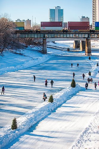 MIKAELA MACKENZIE / WINNIPEG FREE PRESS

Folks skate on the river trail at The Forks in Winnipeg on Monday, Jan. 4, 2021. For Malak story.

Winnipeg Free Press 2020