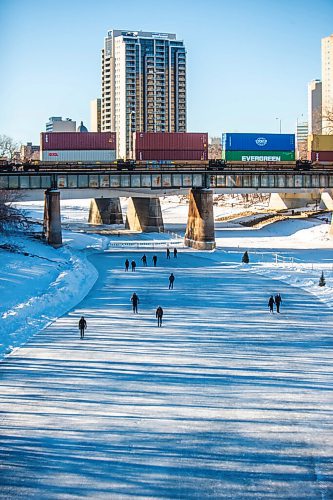 MIKAELA MACKENZIE / WINNIPEG FREE PRESS

Folks skate on the river trail at The Forks in Winnipeg on Monday, Jan. 4, 2021. For Malak story.

Winnipeg Free Press 2020