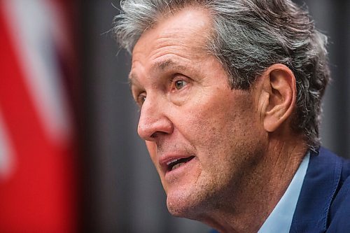 MIKAELA MACKENZIE / WINNIPEG FREE PRESS

Premier Brian Pallister speaks about the vaccine rollout at a press conference at the Manitoba Legislative Building in Winnipeg on Wednesday, Jan. 6, 2021. For Carol/Larry story.

Winnipeg Free Press 2020